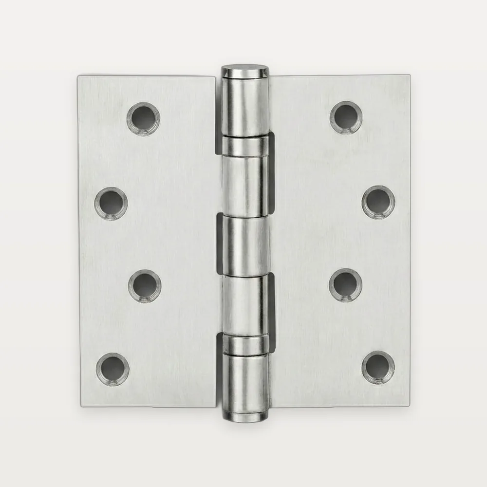 XH-A13 Stainless steel butt hinge, square, 2 ball bearings