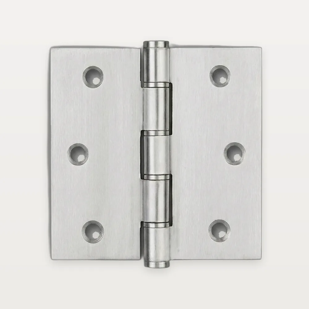 XH-A15 Stainless steel butt hinge, square, 4 double washers