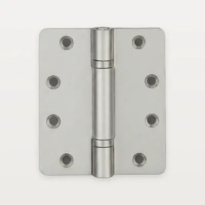 XH-A17 Stainless steel butt hinge, radius corners, plain