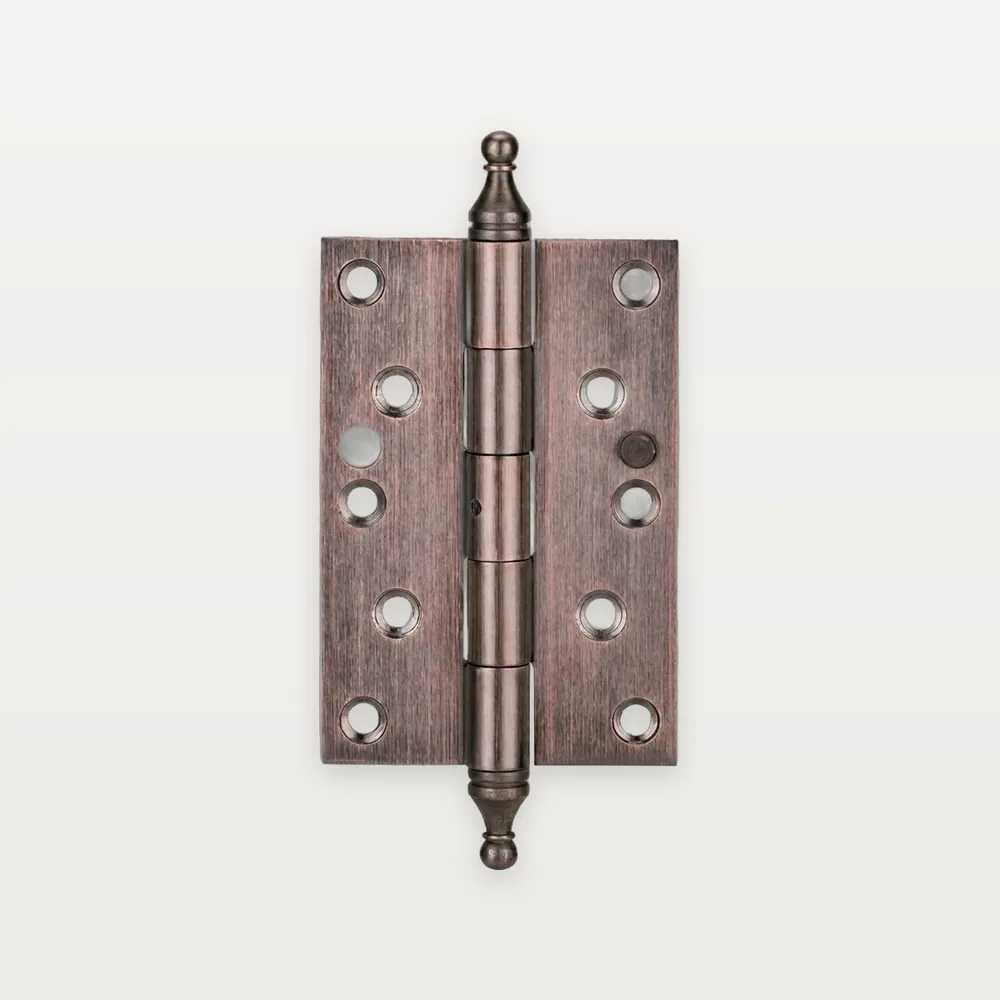 XH-A33 Stainless steel decorative (antique) hinge with finials