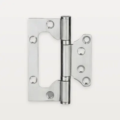 XH-A38 Stainless steel flush / mortise-free (butterfly) hinge, 2 ball bearings
