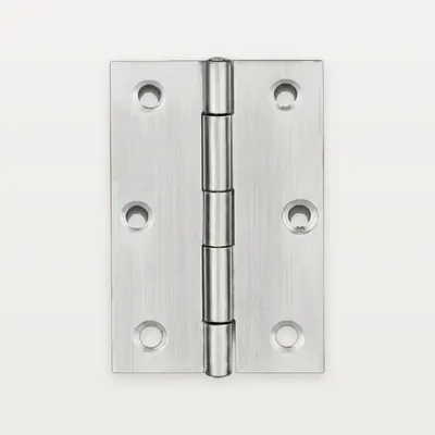 XH-A39 Stainless steel light butt hinge (cabinet/small door), plain