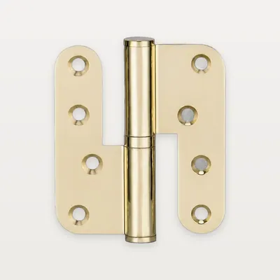 XH-C02 Brass flag/lift-off right-angle (L) hinge