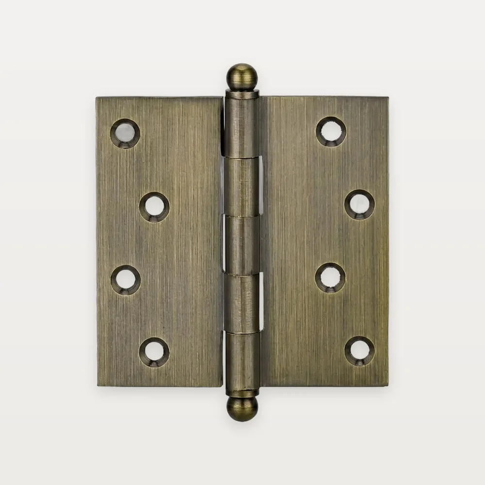 XH-C06 Brass butt hinge with ball tips