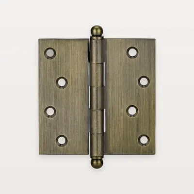 XH-C06 Brass butt hinge with ball tips