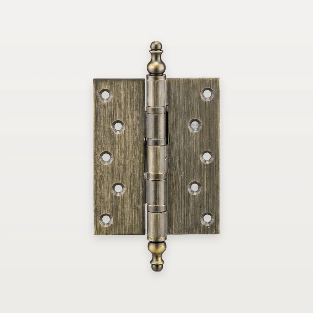 XH-C24 Brass decorative hinge with finials