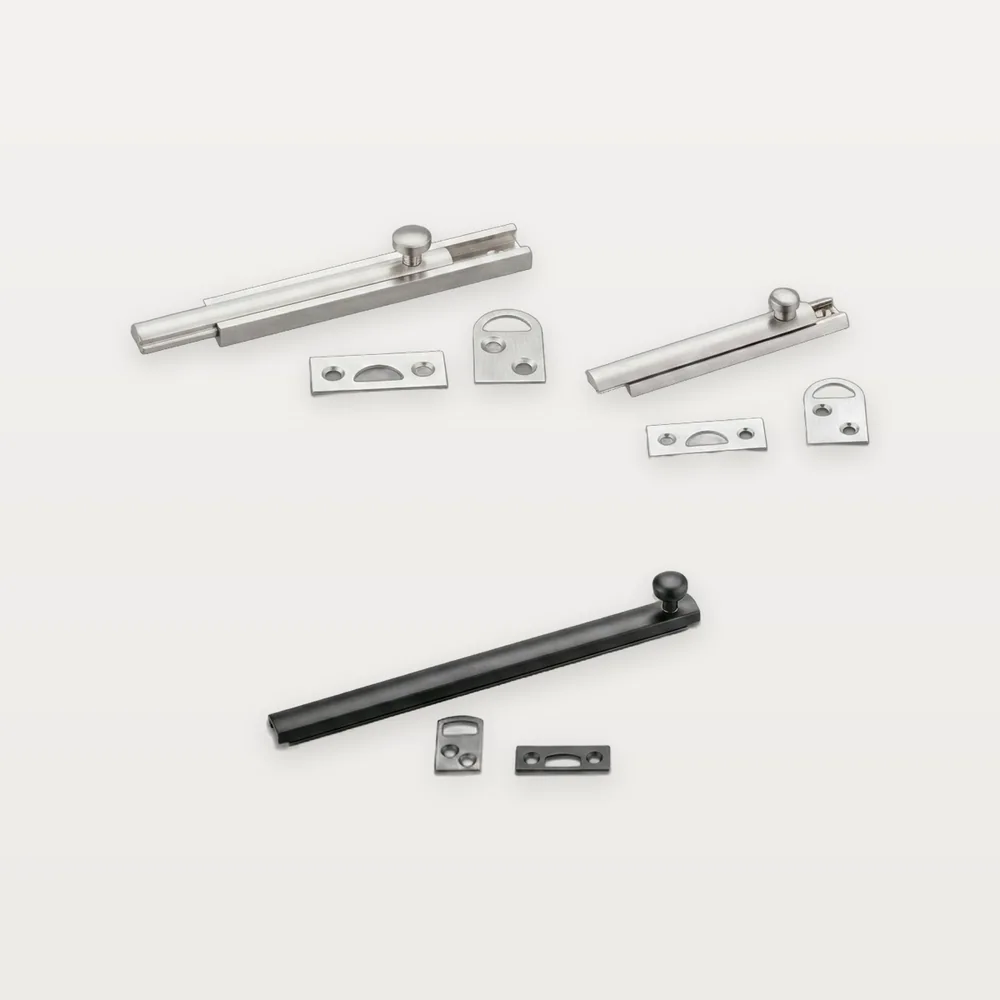 XH-D01 Brass surface (barrel) bolt, half-round
