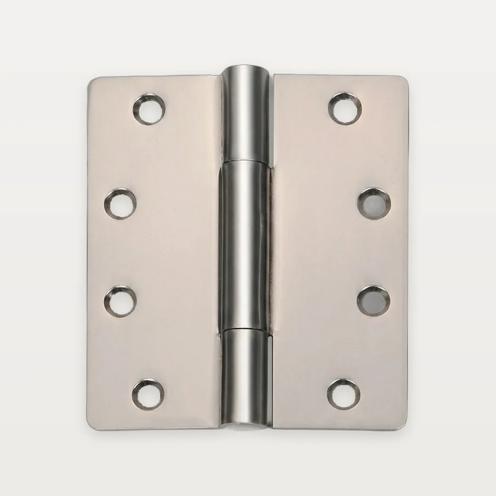 XH-R03 Iron butt hinge, radius corners, plain