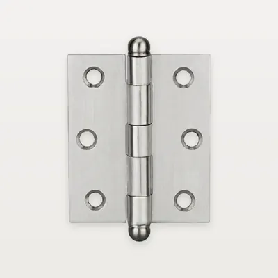 XH-R14 Iron butt hinge, square, ball tips, plain