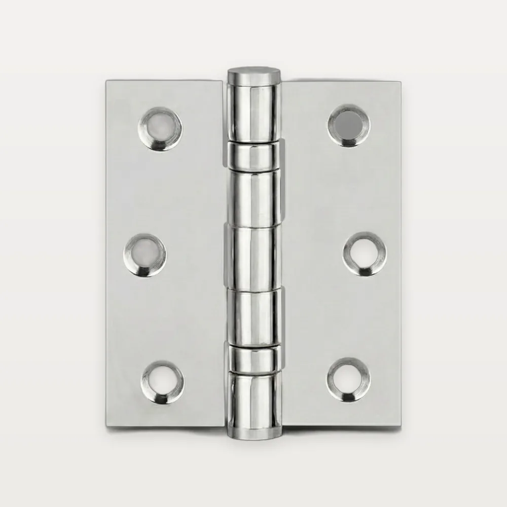 XH-R15 Iron butt hinge, square, 2 ball bearings